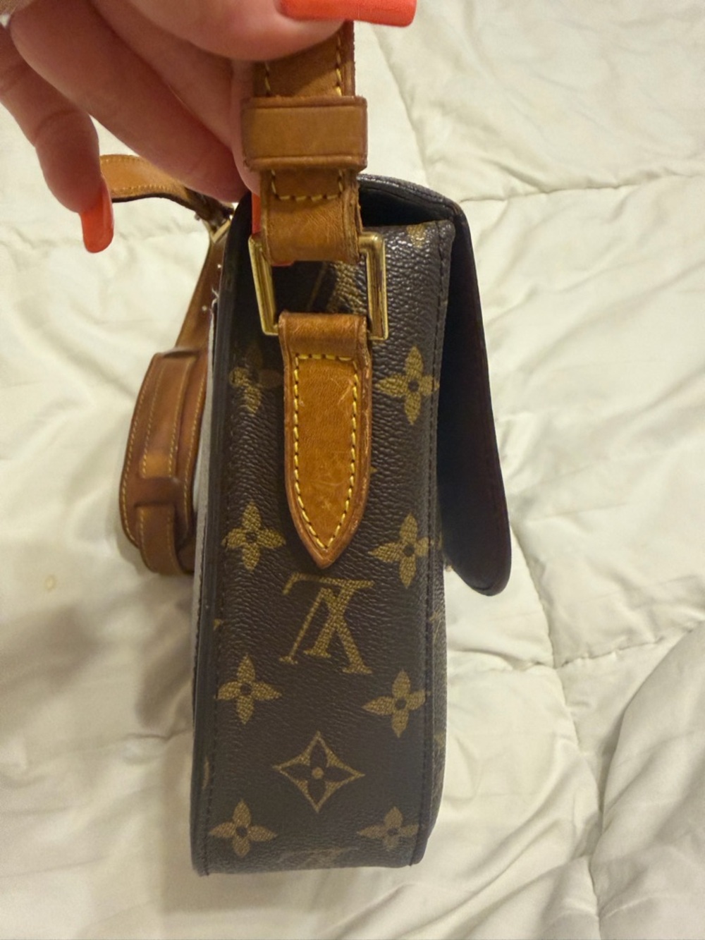 💯AUTHENTIC Louis Vuitton Monogram Saint Cloud Cross Bag - Picture 11 of 16